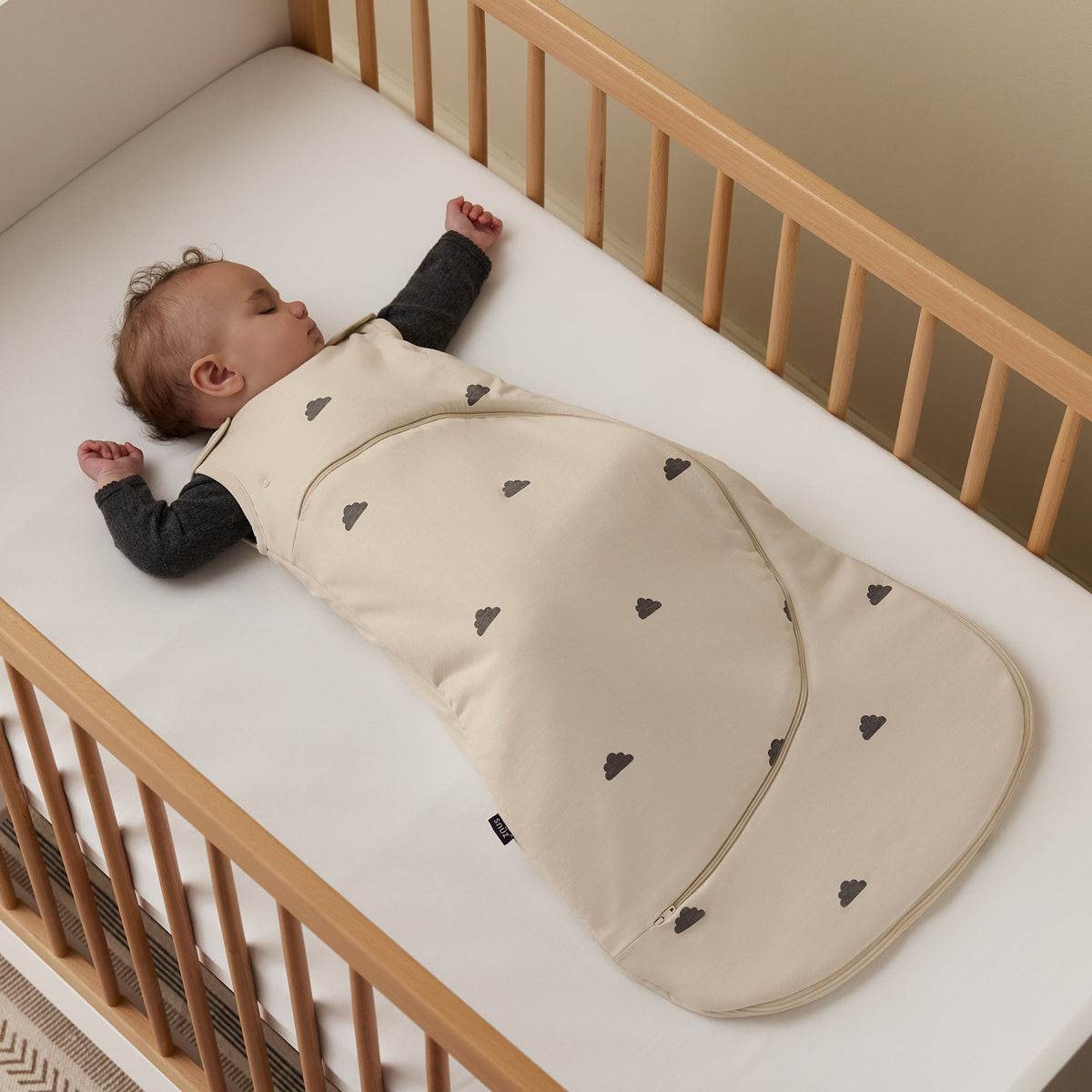 Snüz SnüzPouch Babyschlafsack 0,5 TOG mit Reißverschluss zum Wickeln, Ansicht 5