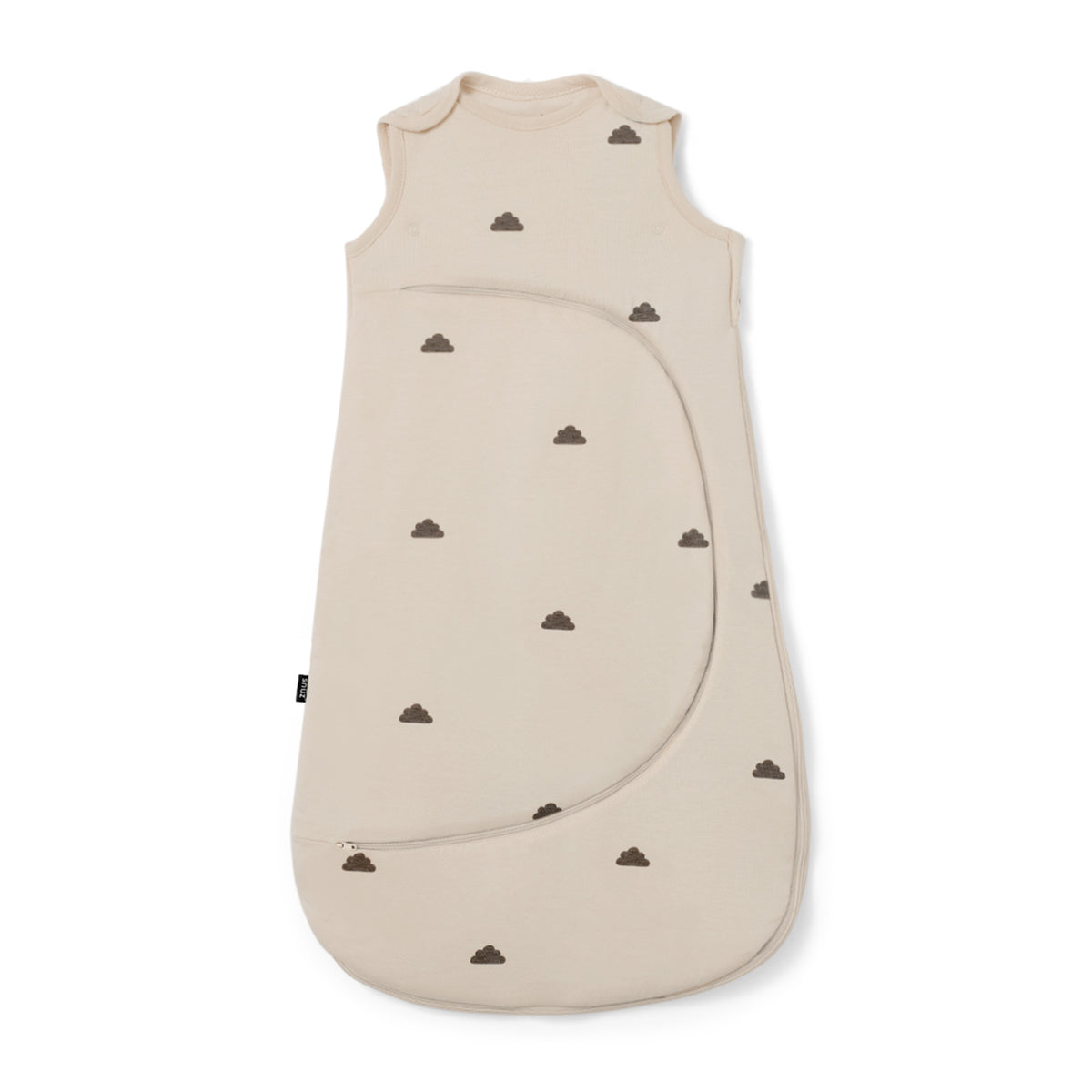 Snüz SnüzPouch Babyschlafsack 2,5 TOG mit Reißverschluss zum Wickeln, 0–6 Monate / Sand Cloud