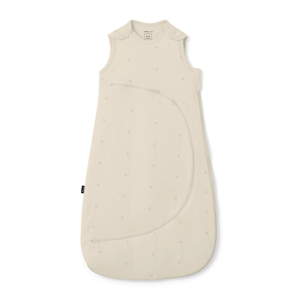 Snüz SnüzPouch Babyschlafsack 2,5 TOG mit Reißverschluss zum Wickeln, 6–18 Monate / Cashmere Cross